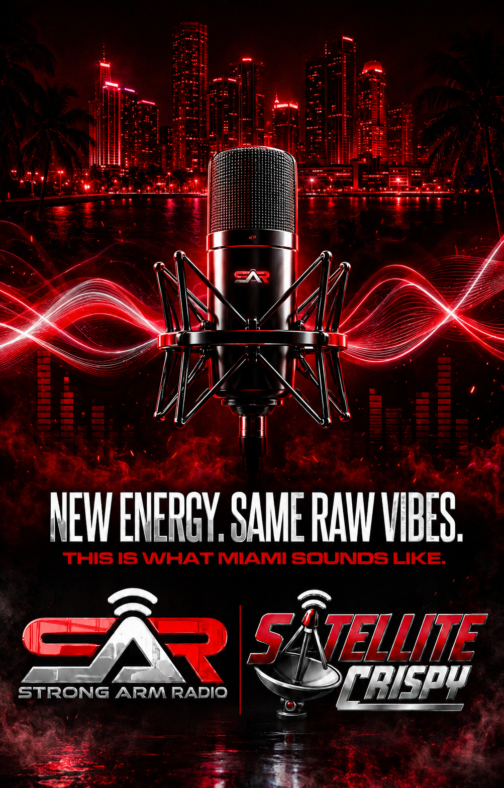 Satellite Crispy — Coming Soon Flyer