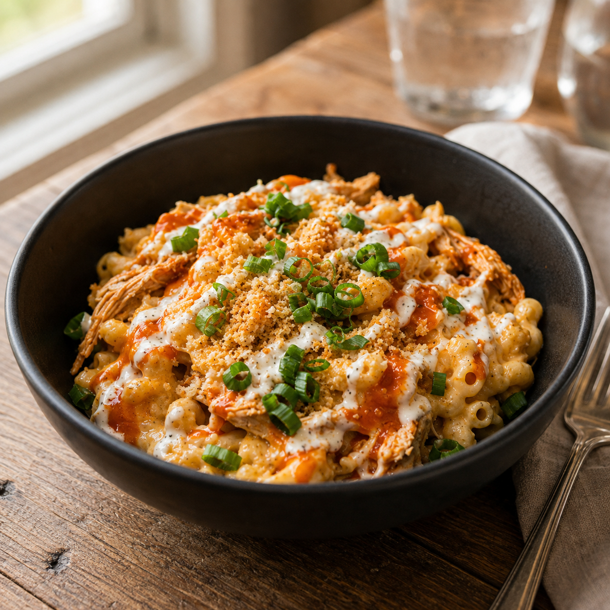 Buffalo Chicken Mac and Cheese
