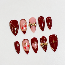 Cherry — Gold Wire Relief