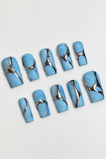 Cerulean — Chrome Wire Texture