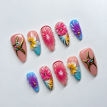 Reef — Gilded Starfish & Blooms