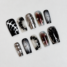 Obsidian — Chrome Noir Relief