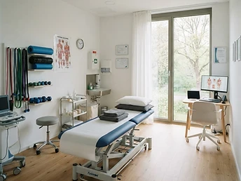 Sala de consulta de fisioterapia