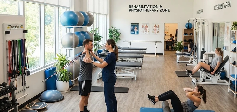 Área de rehabilitación de Fisio Mallorca