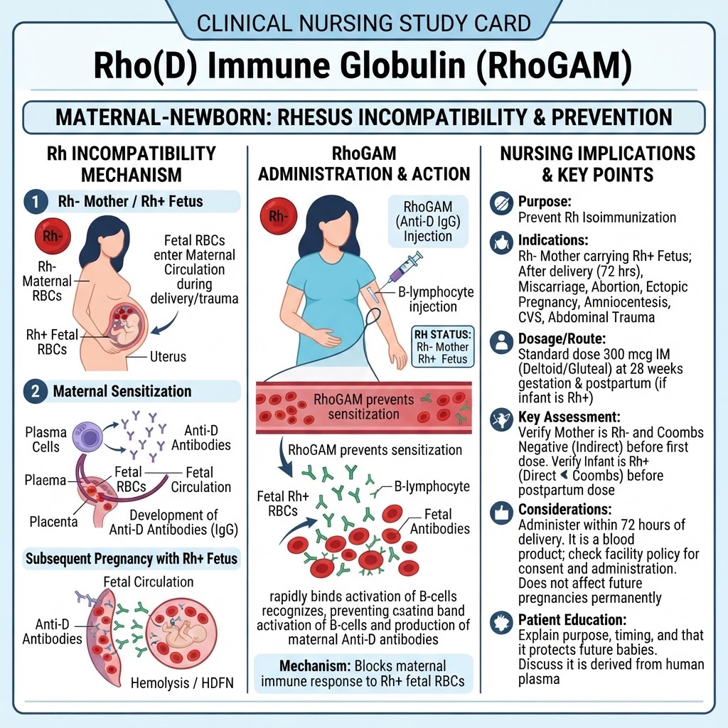 Rho(D) Immune Globulin (RhoGAM)