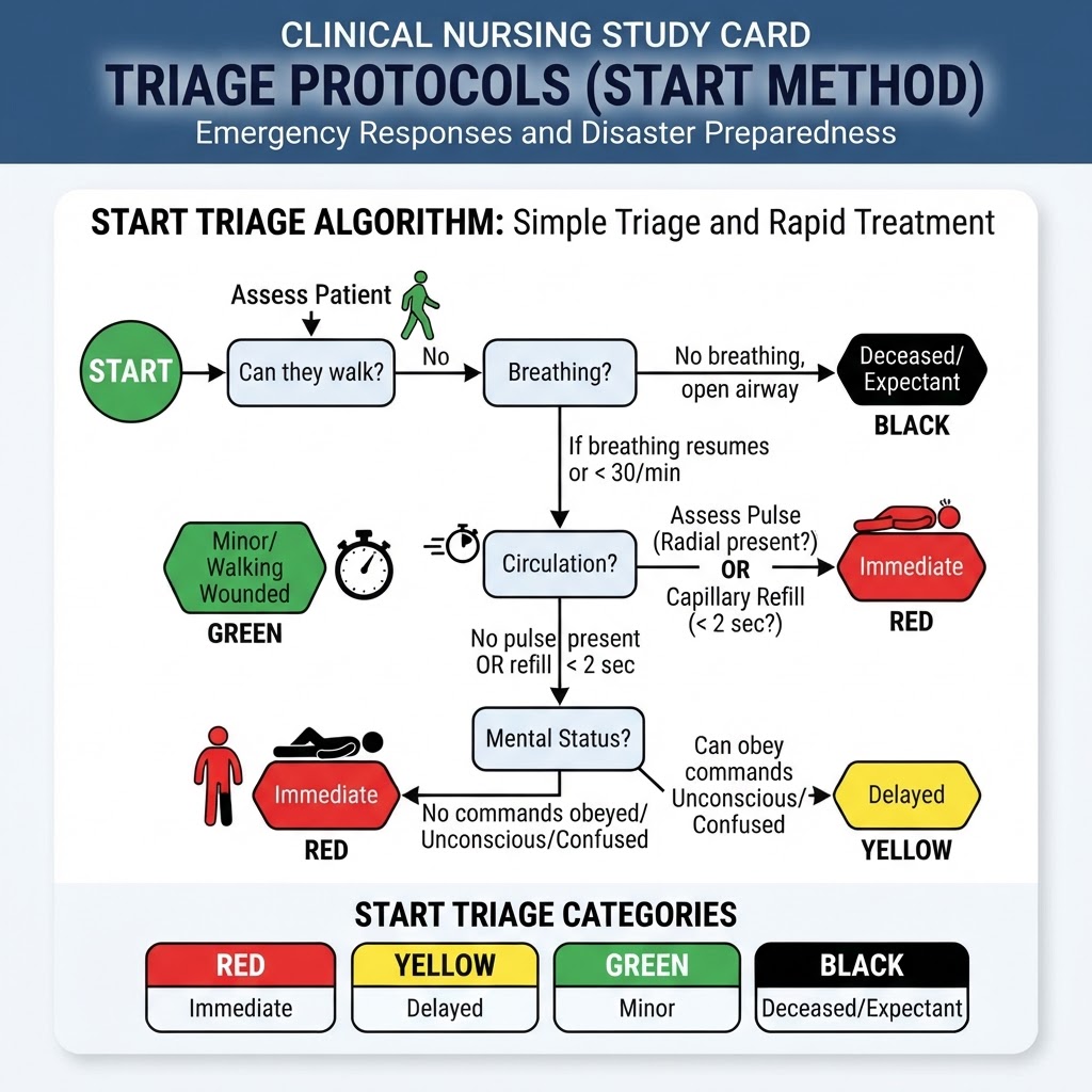 Triage Protocols (START Method)