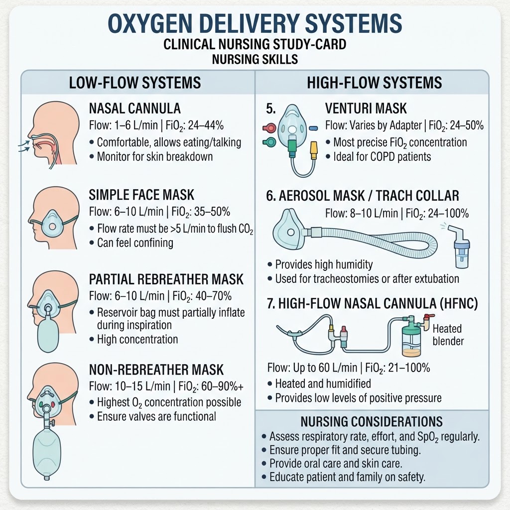Oxygen Delivery Systems