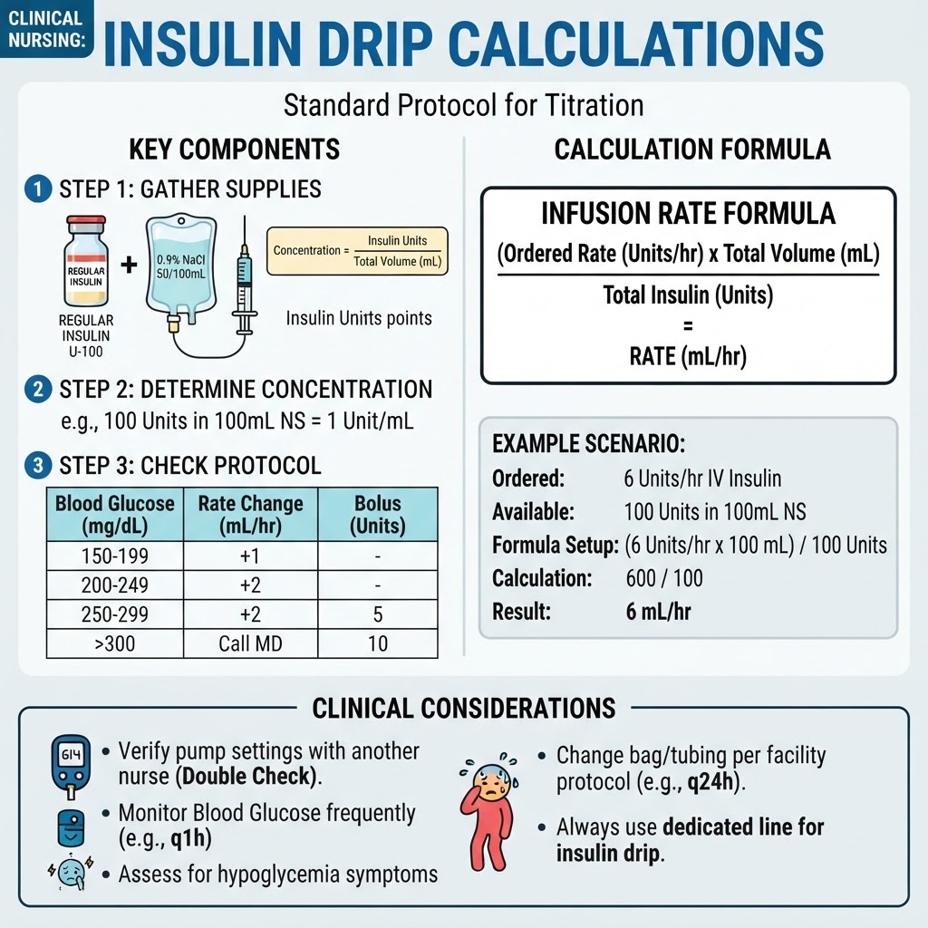 Insulin Drip Calculations