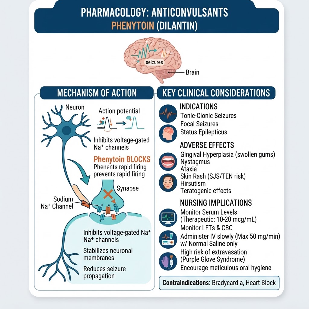 Anticonvulsants: Phenytoin