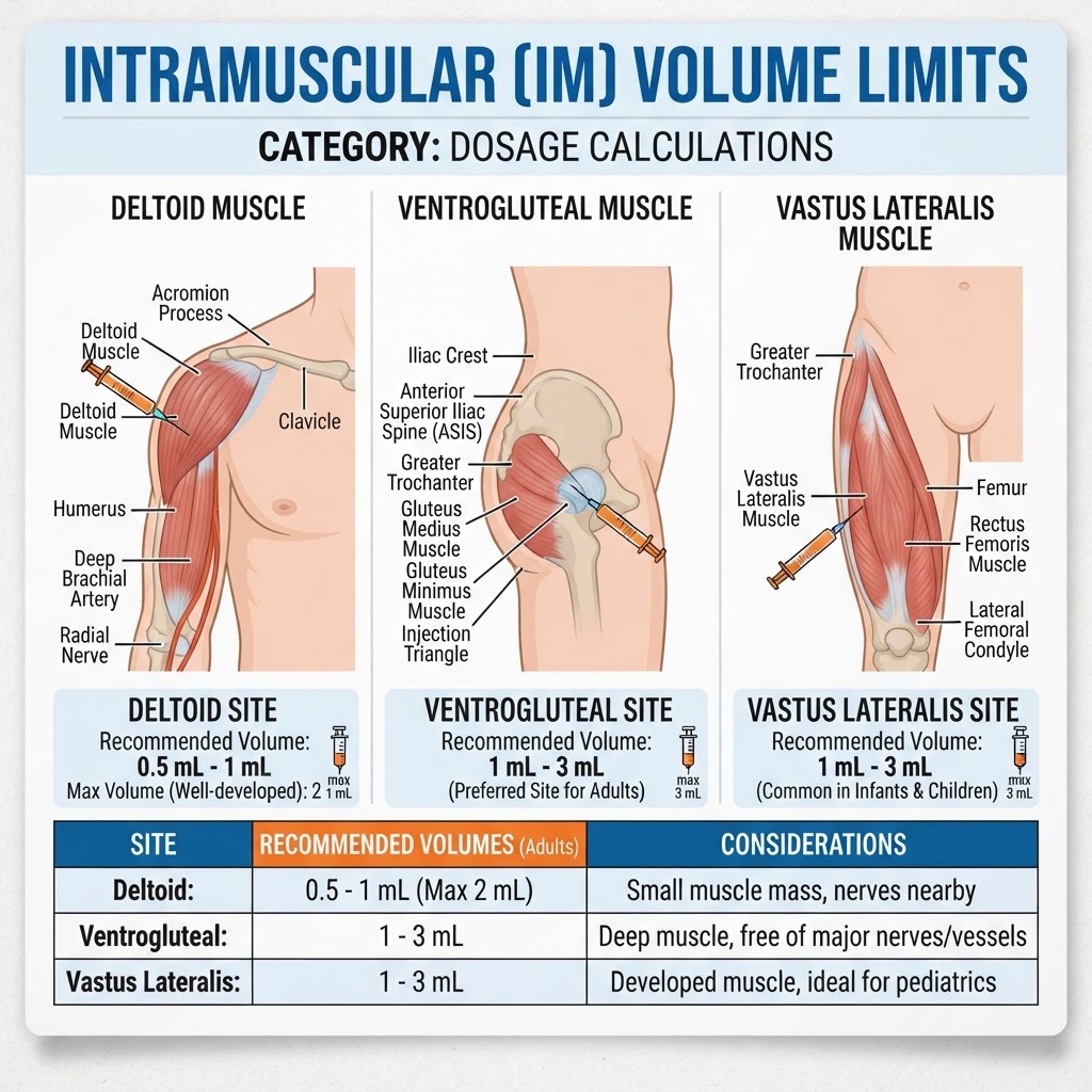 Intramuscular (IM) Volume Limits