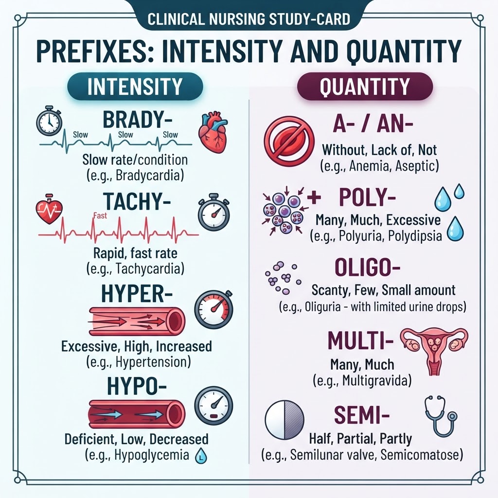 Prefixes: Intensity and Quantity