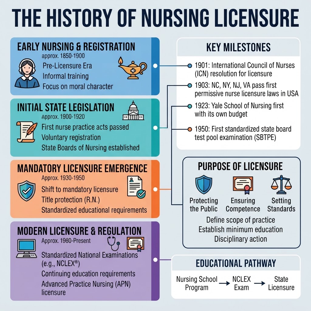 The History of Nursing Licensure