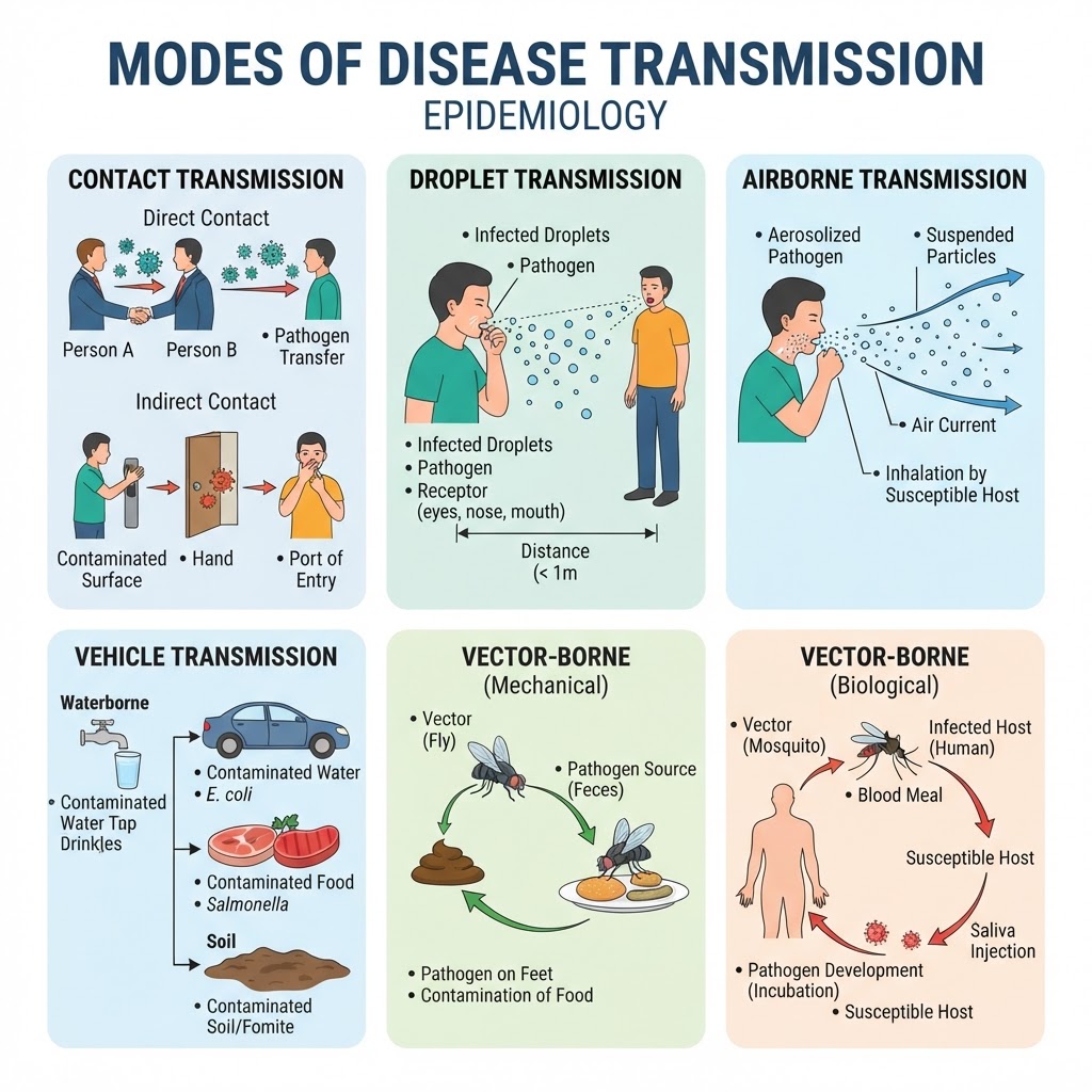 Modes of Disease Transmission