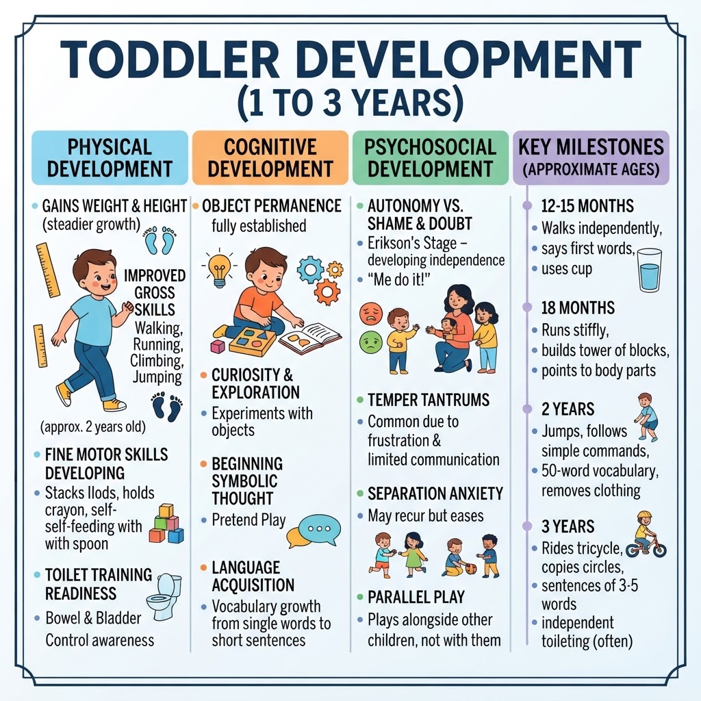 Toddler Development (1 to 3 Years)