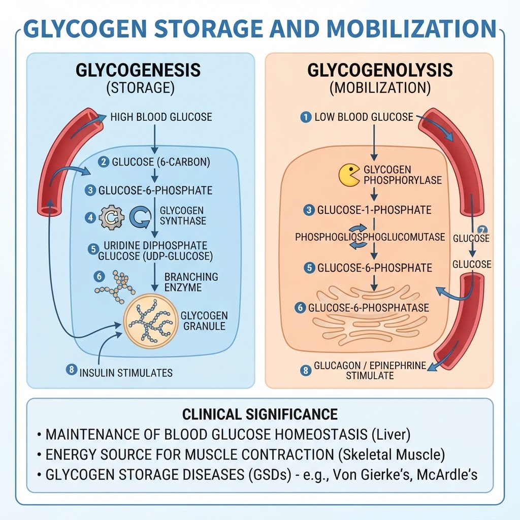 Glycogen Storage and Mobilization