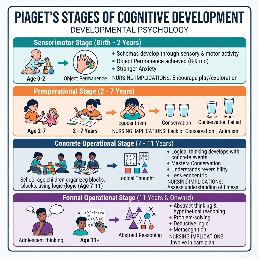 Piaget's Stages of Cognitive Development