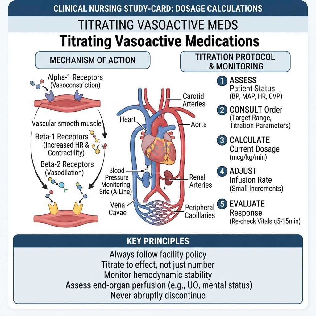 Titrating Vasoactive Meds