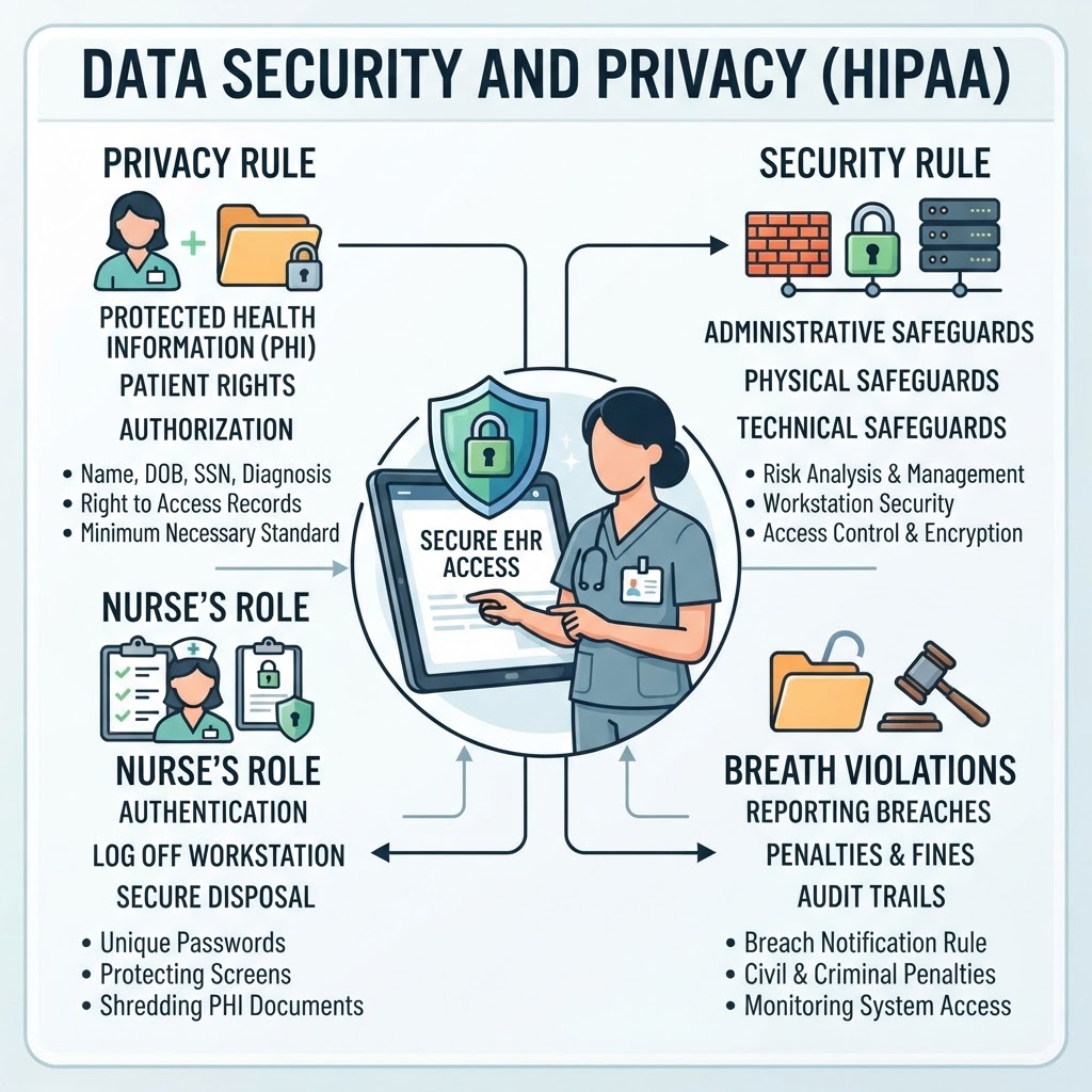 Data Security and Privacy (HIPAA)