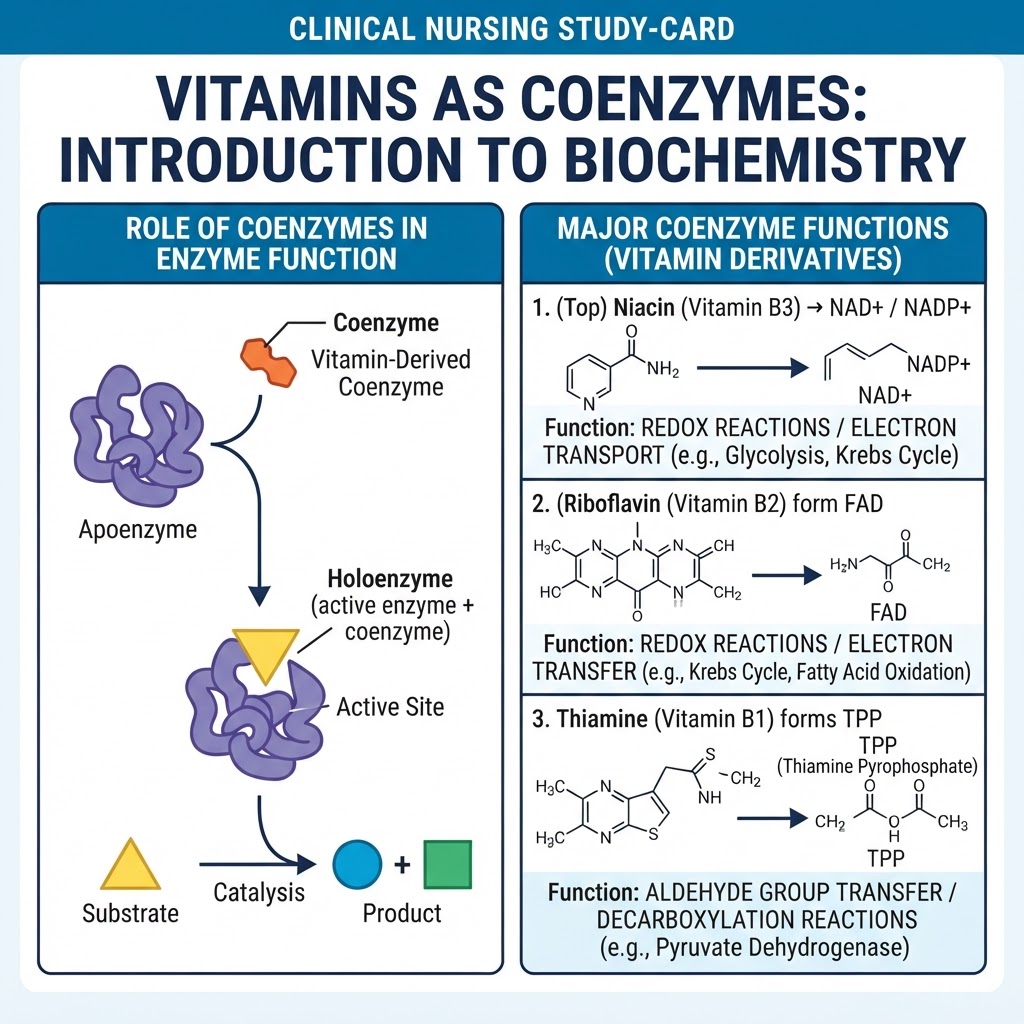 Vitamins as Coenzymes