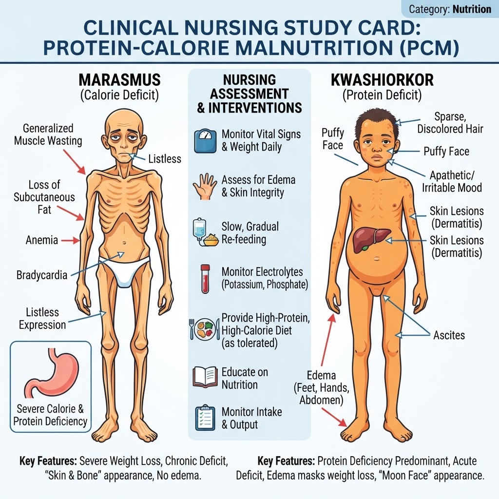 Protein-Calorie Malnutrition (PCM)