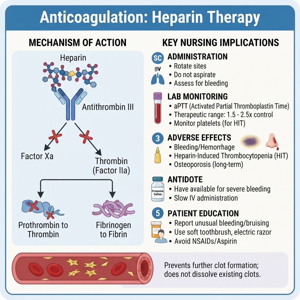 Anticoagulation: Heparin Therapy