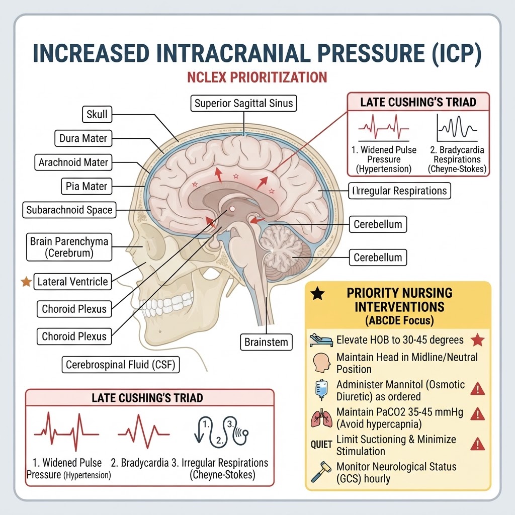 Increased Intracranial Pressure (ICP)
