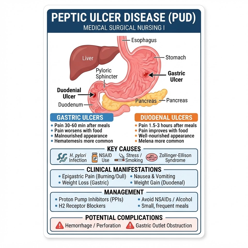 Peptic Ulcer Disease (PUD)