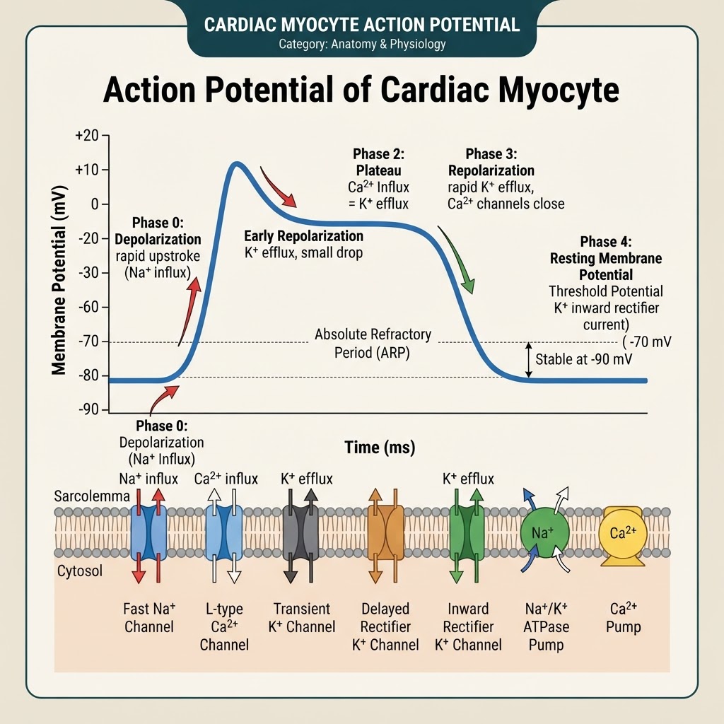 Action Potential of Cardiac Myocytes