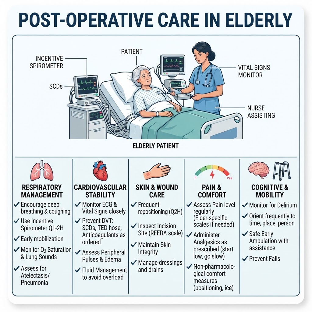 Post-Operative Care in Elderly