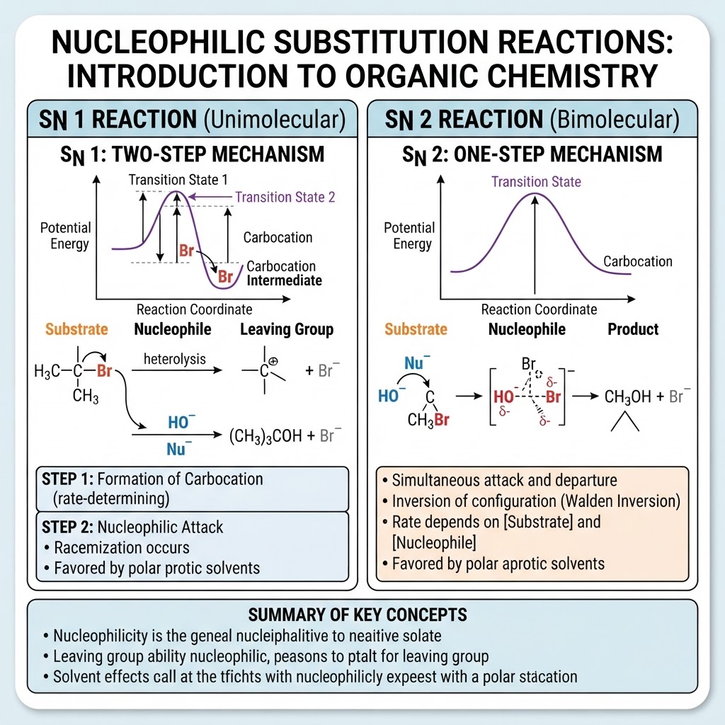 Nucleophilic Substitution Reactions