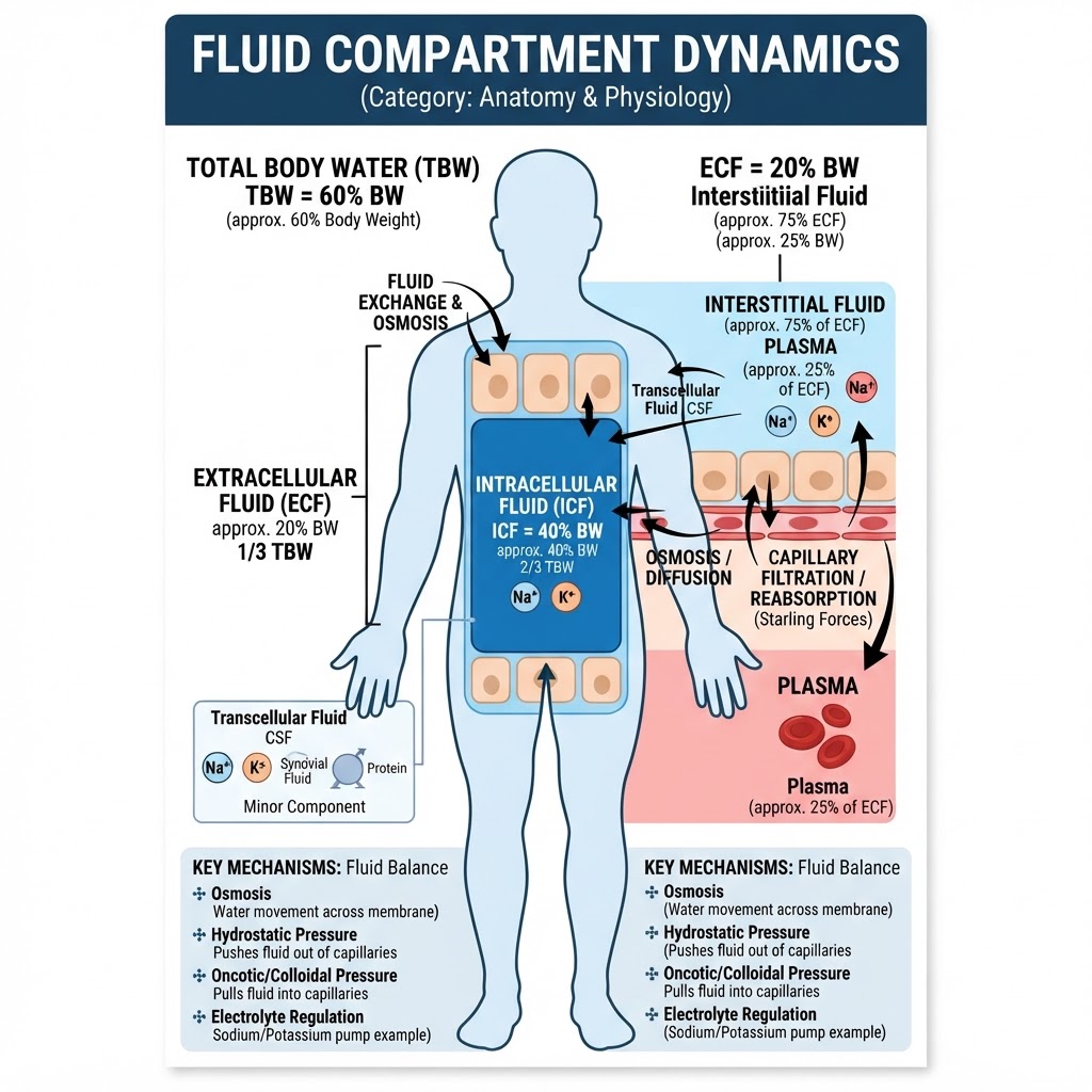 Fluid Compartment Dynamics