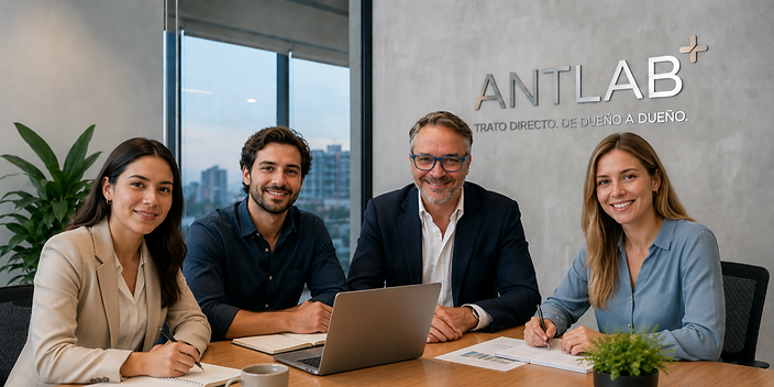 Equipo ANTLAB+ — trato directo, de dueño a dueño