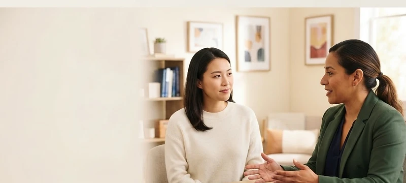 A district privacy officer having a respectful private conversation with a parent