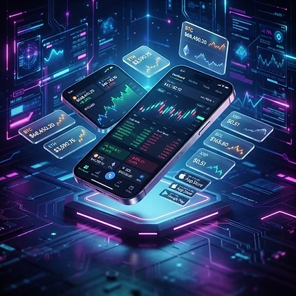 Inform Crypto mobile app