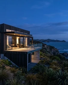 Blue Hour Coastal Home
