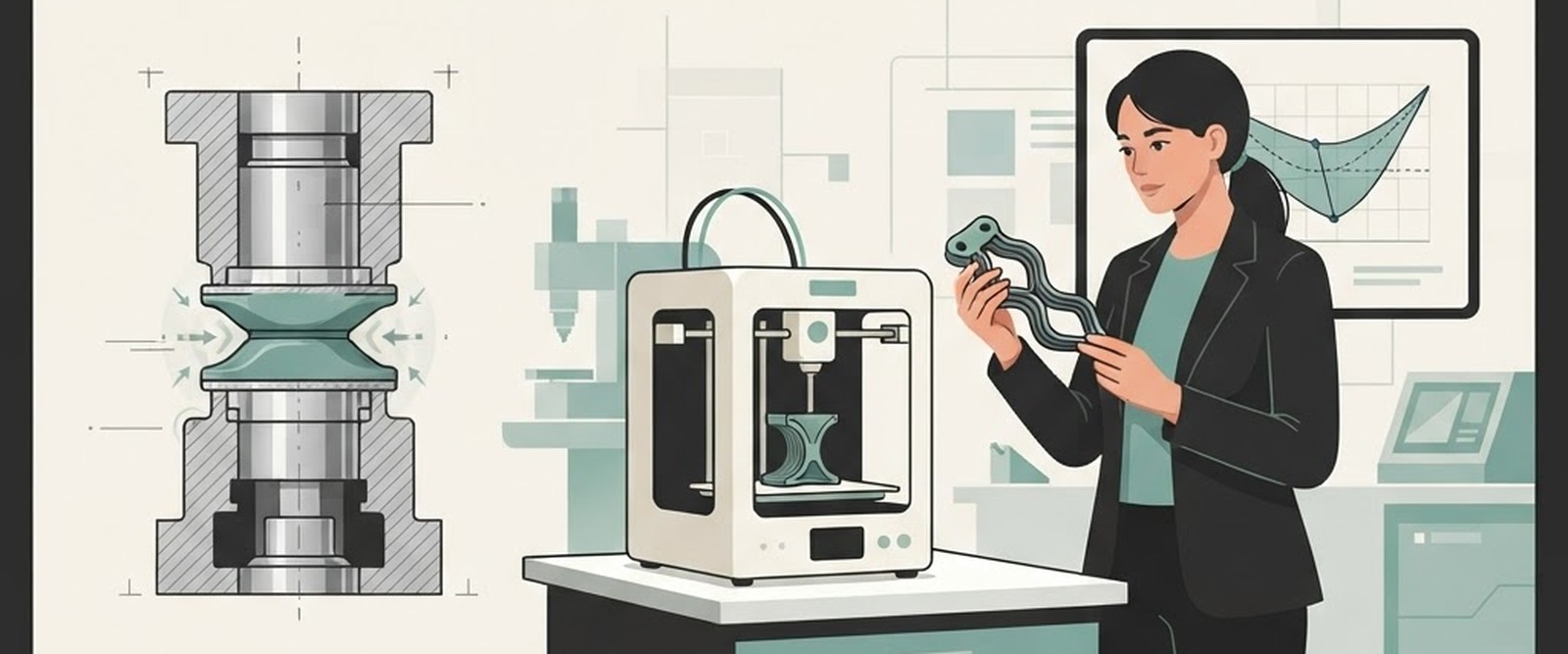 TPU nella stampa 3D: progettare supporti flessibili per ridurre vibrazioni e urti