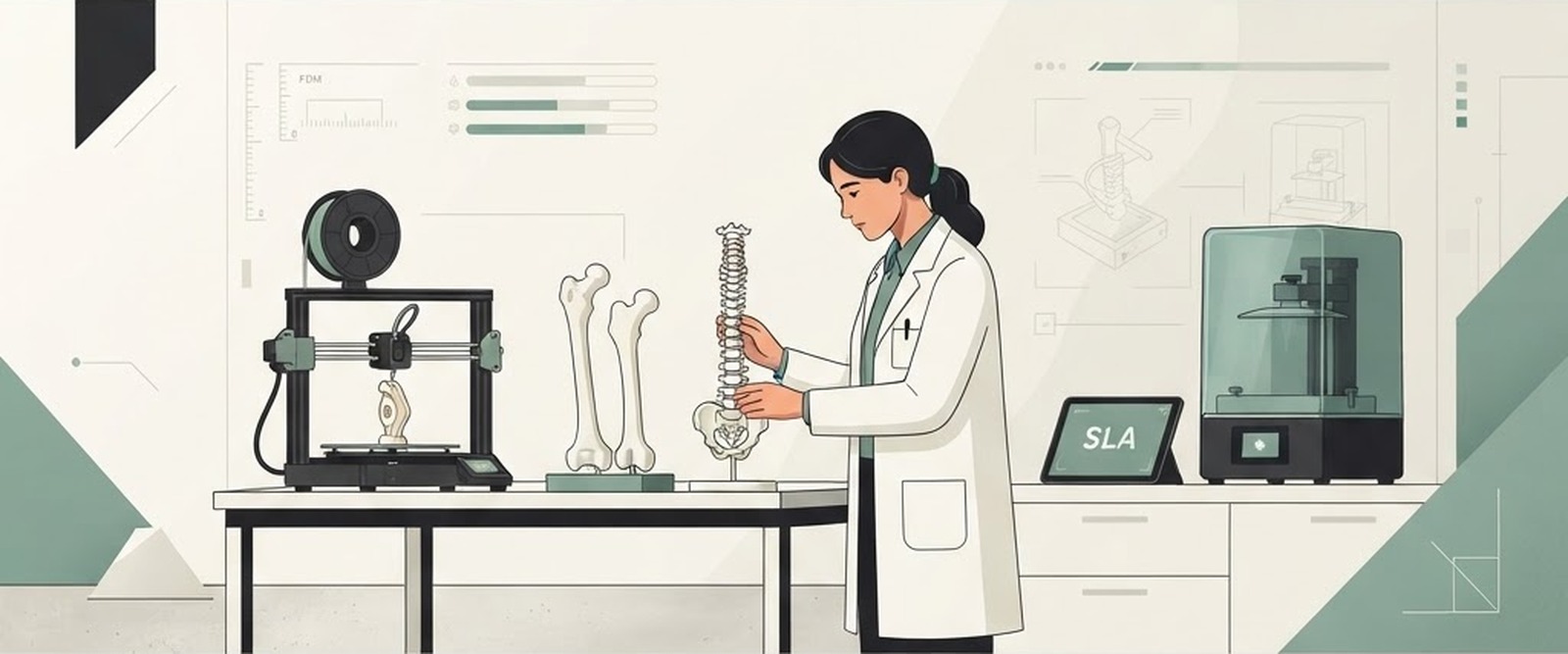 Stampa 3D per il settore medicale: attrezzature, modelli e tracciabilità del processo