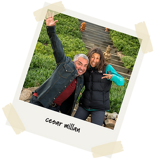 With Cesar Millan