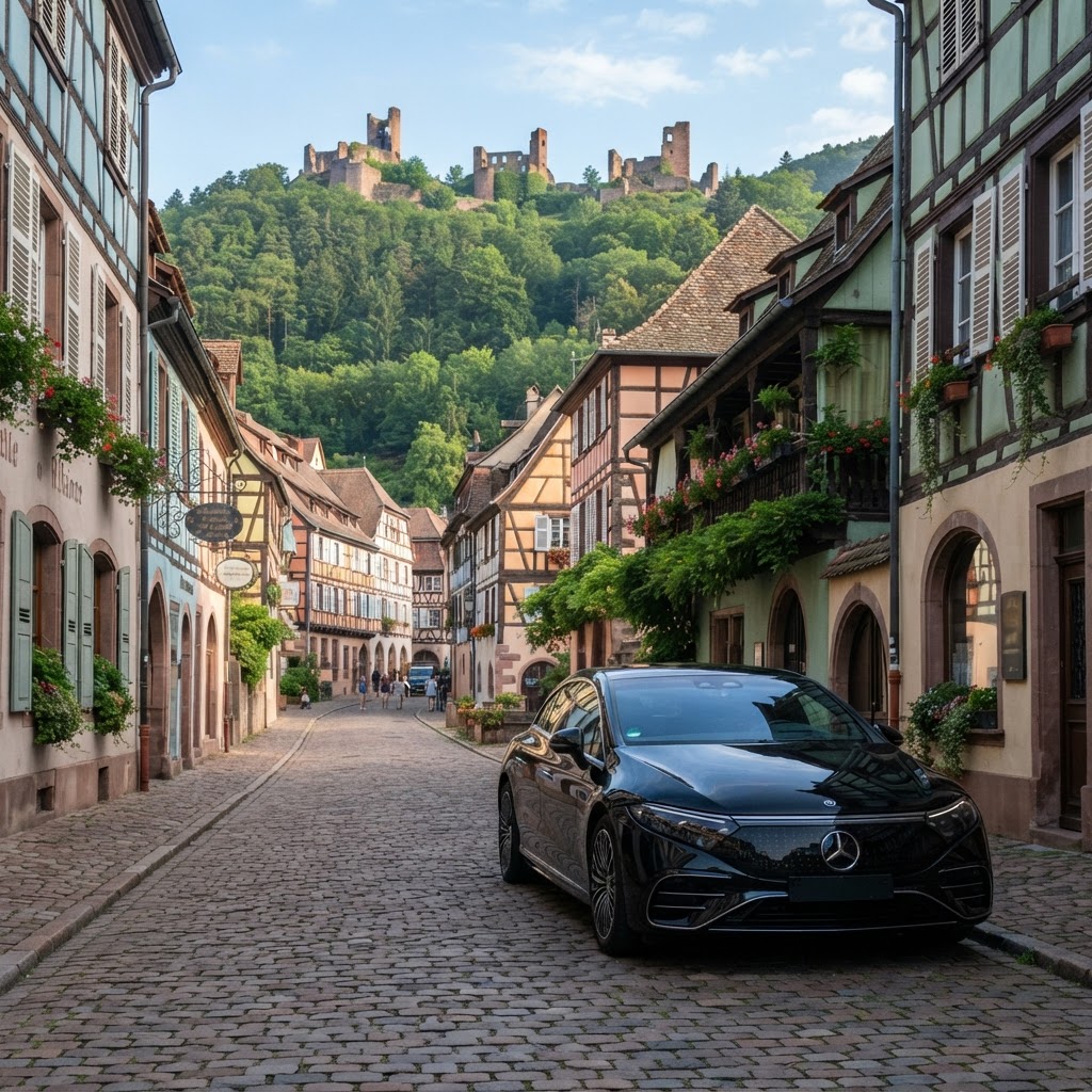 Private Besichtigung von Ribeauvillé mit Chauffeurservice ab Straßburg
