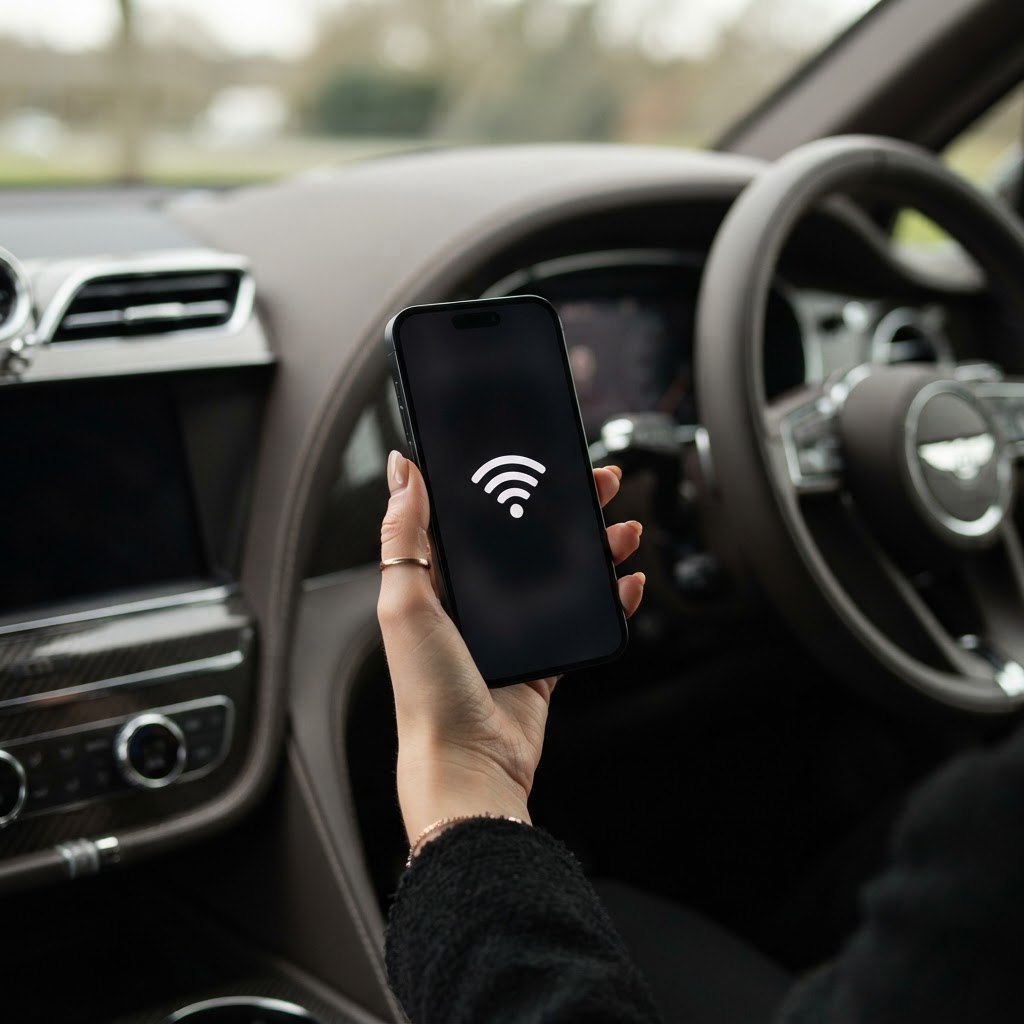 WiFi à bord, smartphone connecté