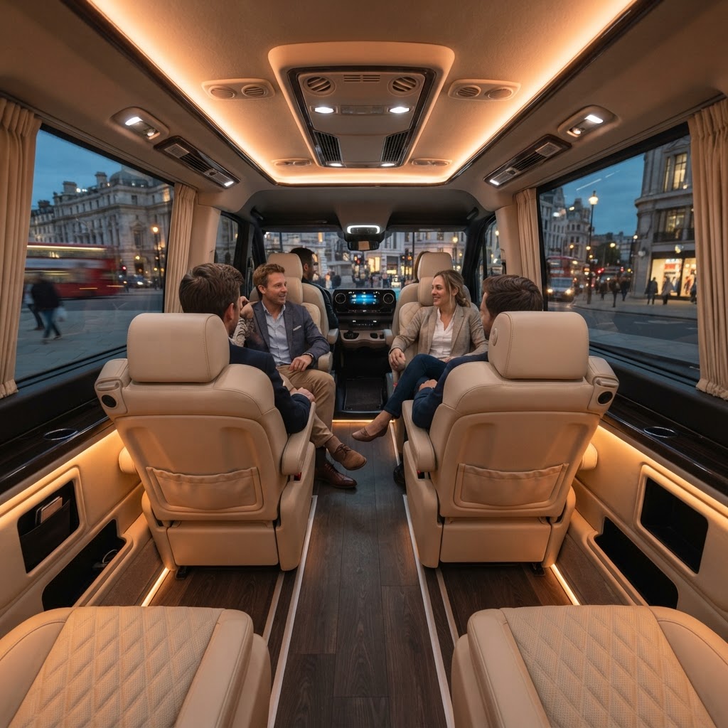 Private driver in 8-seater Comfort Van in Strasbourg