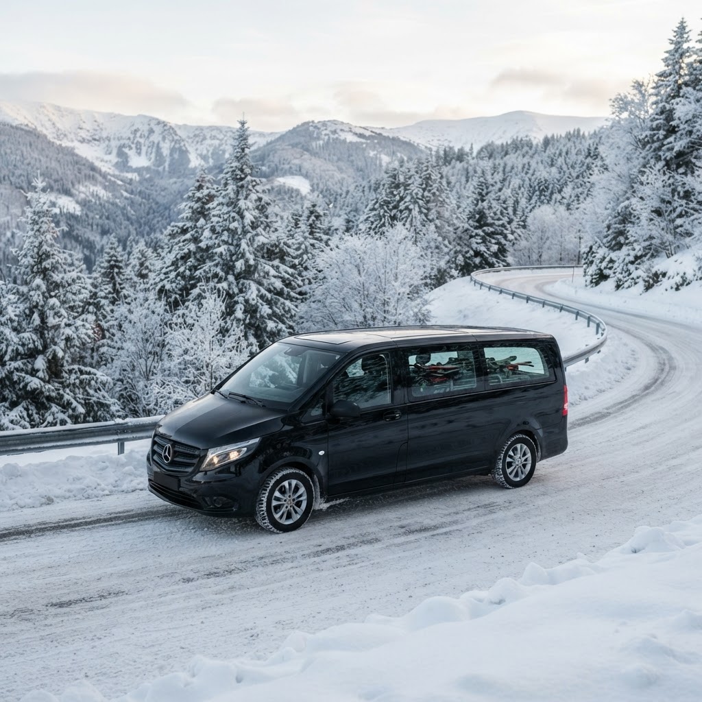 Transferts privés vers les stations de ski des Vosges, des Alpes et de la Forêt-
