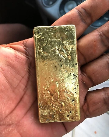 Recovered Gold Ingot — Hand-Poured Ingot