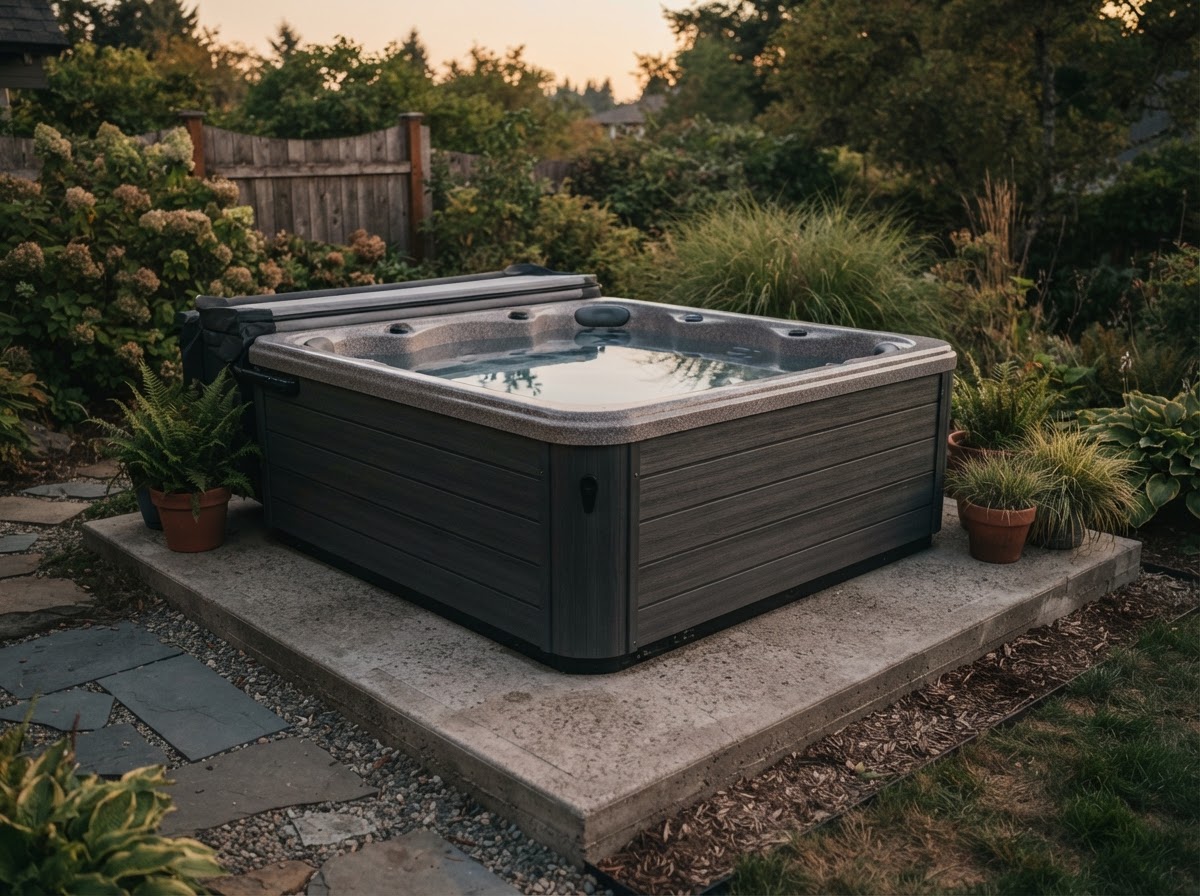 Hot Tub Concrete Pads — concrete installation in Fredericton, NB