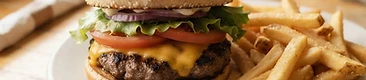 Cheeseburger at El Alex