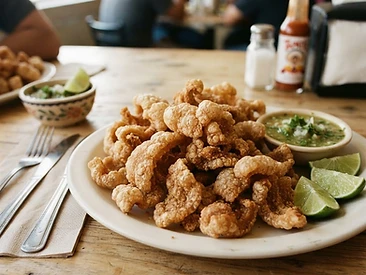 Orden de Chicharron at El Alex