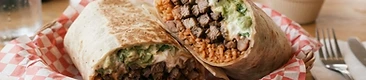 Carne Asada Super Burrito at El Alex