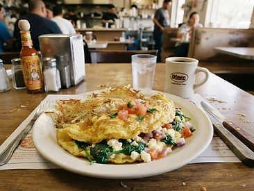 Greek Omelette at El Alex