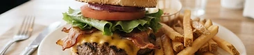 Bacon Burger at El Alex
