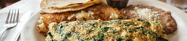 Omelette Popeye at El Alex